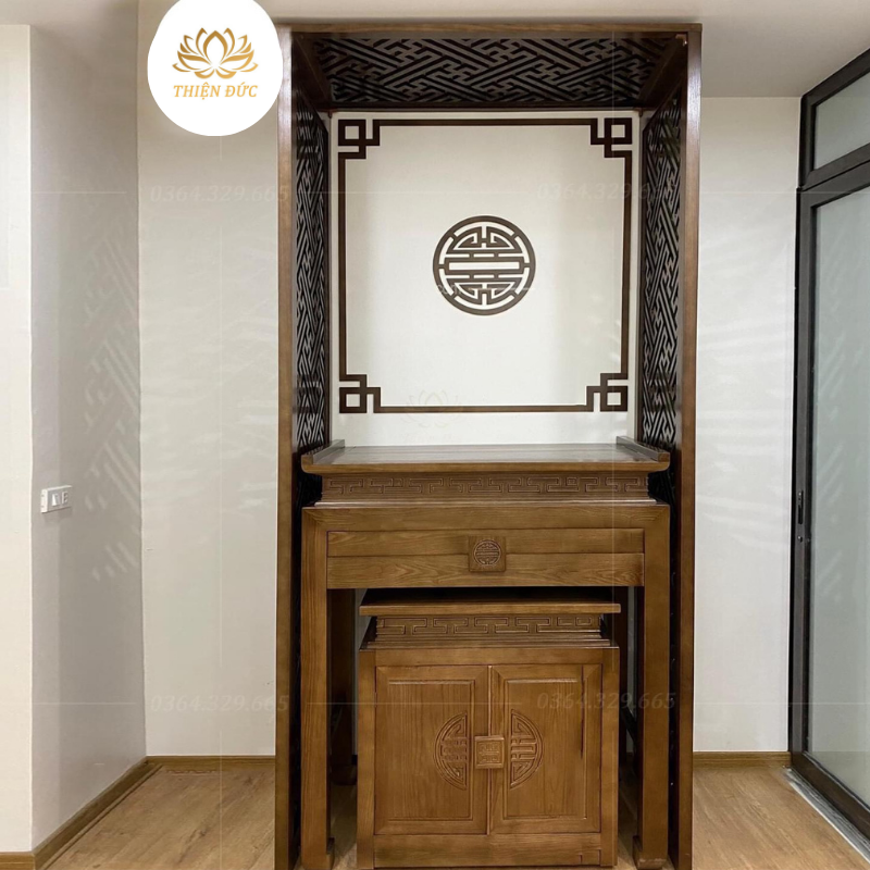  BÀN THỜ ĐẸP MẪU BÀN THỜ CHUNG CƯ ĐẸP BT02 