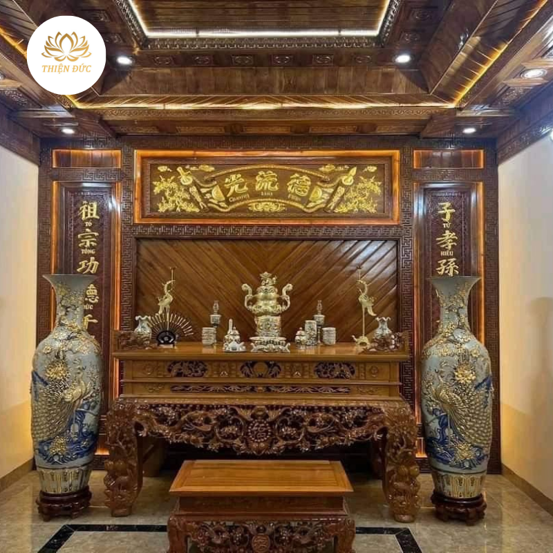  PHÒNG THỜ ĐẸP MẪU PHÒNG THỜ PT31 