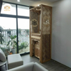 VÁCH NGĂN BÀN THỜ TREO TƯỜNG ĐẸP ĐẶC BIỆT CẮT CNC - MẪU VN33