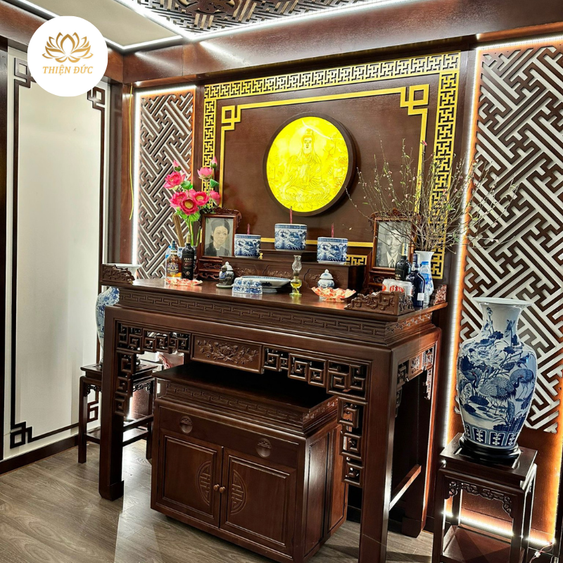  PHÒNG THỜ ĐẸP MẪU PHÒNG THỜ PT33 