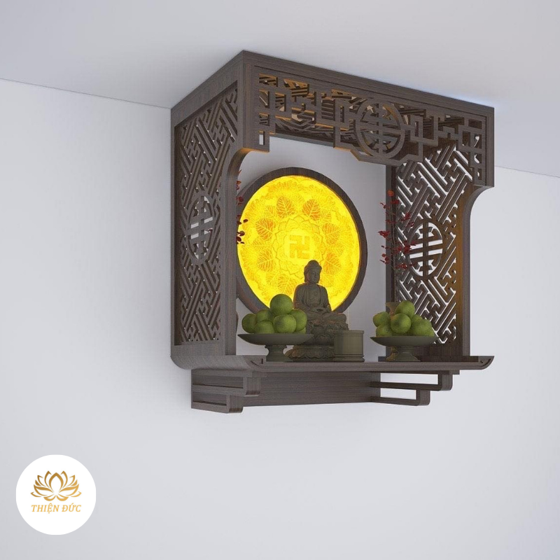 MẪU BÀN THỜ TREO TƯỜNG ĐẸP BTT35 