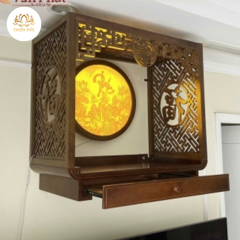  MẪU BÀN THỜ TREO TƯỜNG ĐẸP BTT36 