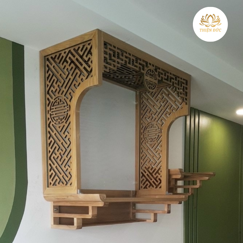  MẪU BÀN THỜ TREO TƯỜNG ĐẸP BTT37 