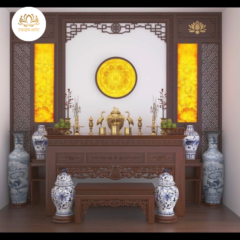  PHÒNG THỜ ĐẸP MẪU PHÒNG THỜ PT38 