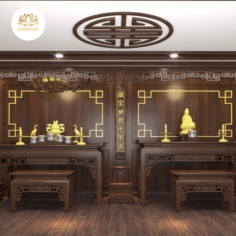  PHÒNG THỜ ĐẸP MẪU PHÒNG THỜ PT46 