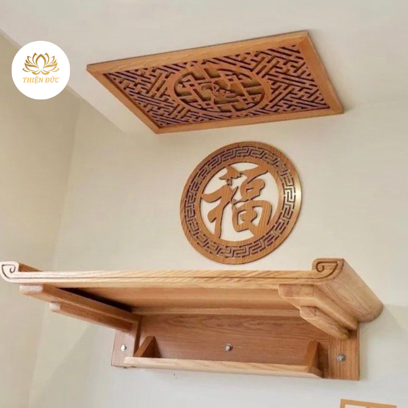  MẪU BÀN THỜ TREO TƯỜNG ĐẸP BTT06 
