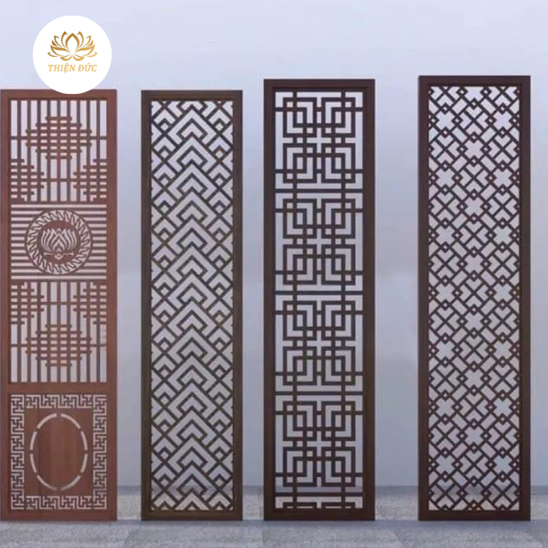  VÁCH NGĂN BÀN THỜ TREO TƯỜNG ĐẸP ĐẶC BIỆT CẮT CNC - MẪU VN89 