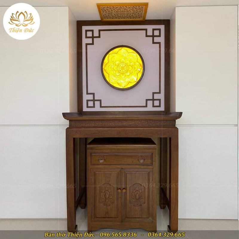  BÀN THỜ ĐẸP MẪU BÀN THỜ CHUNG CƯ ĐẸP BT08 