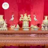  BỘ ĐỒ THỜ GỐM BÁT TRÀNG MẪU GBT12 