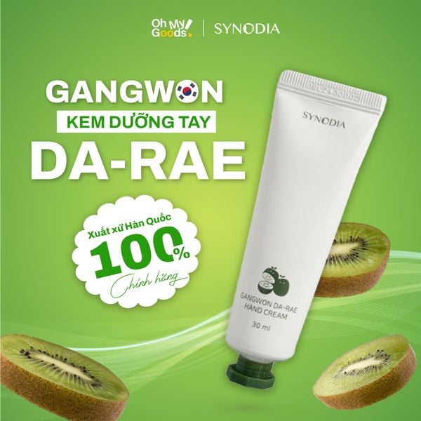  [Chính Hãng] Kem tay handcream Kiwi/Khoai tây dưỡng ẩm Gangwon Hàn Quốc, mềm da tức thì, giảm khô nẻ mùa đông, set quà gift ý nghĩa - Synodia 