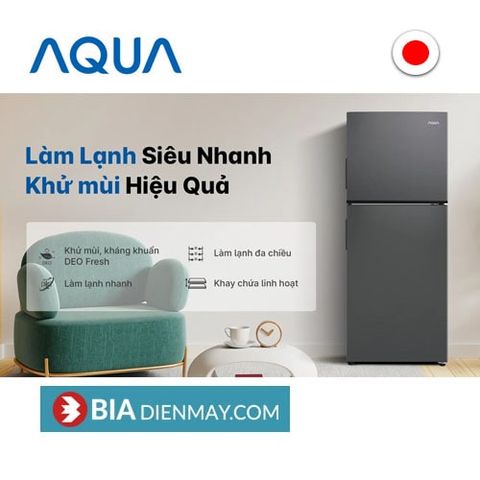 Tủ lạnh Aqua Inverter 189 lít AQR-T220NE(HB)