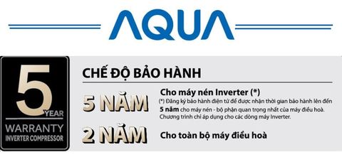 Điều hòa AQUA inverter 9000BTU 1 chiều AQA-RV10QC2