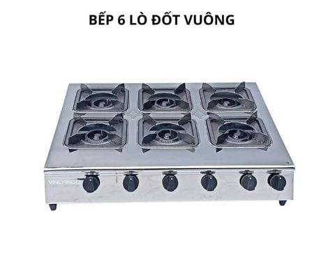 bếp gas 6 lò đốt
