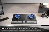 Bếp gas âm kính Sunhouse CAO CẤP APEX 2 LÒ APB8811
