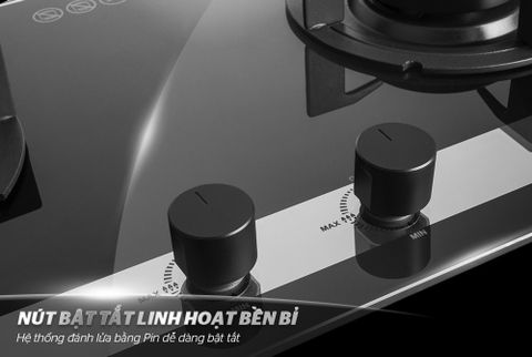 Bếp gas âm kính Sunhouse CAO CẤP APEX 2 LÒ APB8811