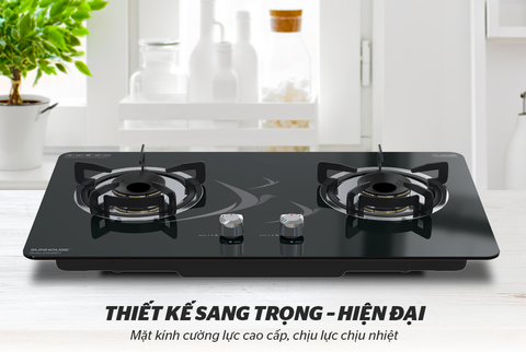 Bếp gas âm kính Sunhouse SHB388PT