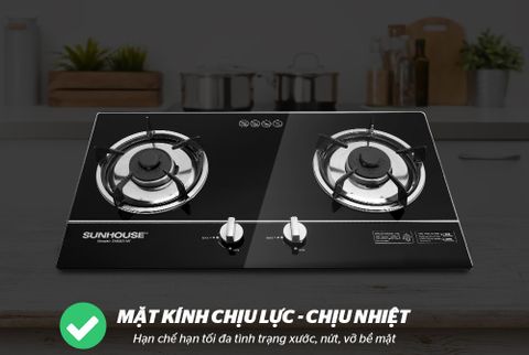 Bếp gas âm kính Sunhouse SUNHOUSE SHB501MT