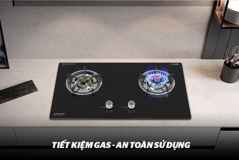 Bếp gas âm kính Sunhouse SHB507-M