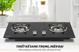 Bếp gas âm kính Sunhouse SHB5515-SG