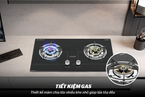 Bếp gas âm kính Sunhouse SHB5525-SG