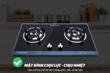 Bếp gas âm kính Sunhouse SHB5548MT