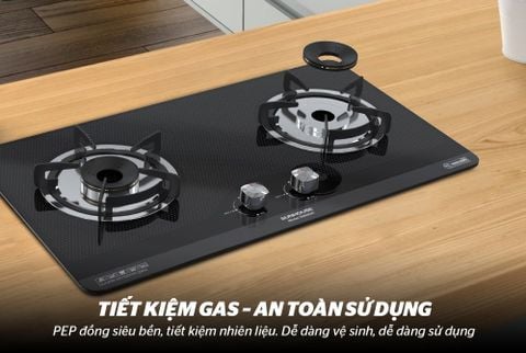 Bếp gas âm kính Sunhouse SHB6630