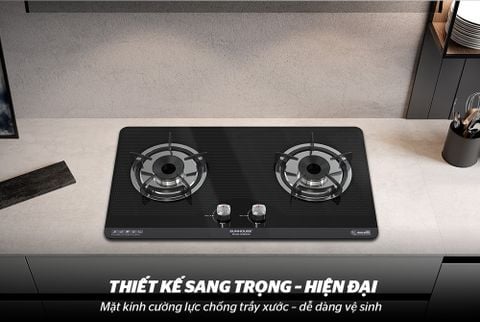 Bếp gas âm kính Sunhouse SHB6630