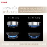 Bếp gas âm Rinnai 758mm 2 đầu đốt trong RVB-2Gi(MC)