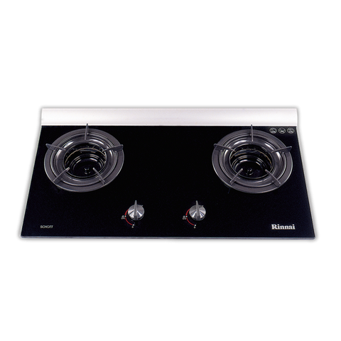 Bếp gas âm Rinnai 758mm 2 đầu đốt trong RVB-2Gi(B)