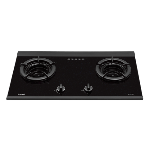 Bếp gas âm Rinnai 780mm 2 đầu đốt trong mặt kính RVB-2SCHi(SB)
