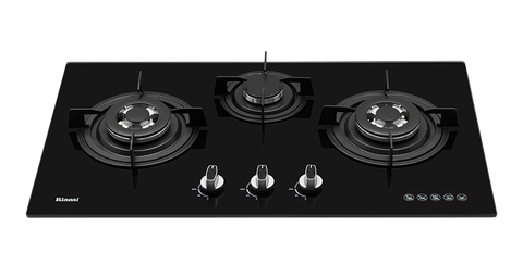 Bếp gas âm Rinnai 800mm 3 lò nấu RVB-3HG(B)