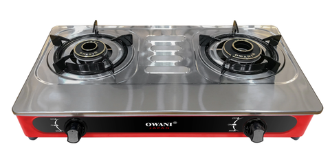 Bếp gas dương đôi Owani INOX PLM F8-82