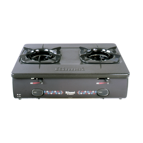 Bếp gas dương Rinnai 590mm đánh lửa IC mặt bếp phủ men RV-5600G-i