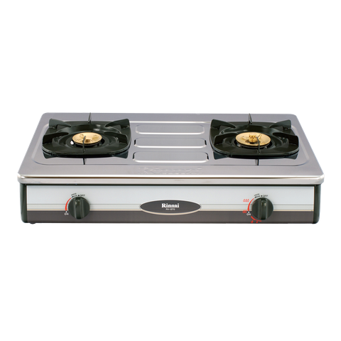 Bếp gas dương Rinnai 702mm mặt bếp thép không gỉ RV-870SSB(M)