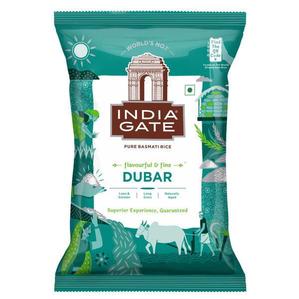 Gạo Ấn Độ Basmati India Gate Dubar 5kg