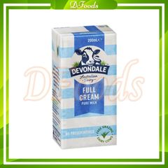 Sữa Nước Úc Devondale Nguyên Kem 200ml