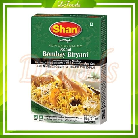 Bột Gia Vị Cơm Trộn Biryani Shan 50gr