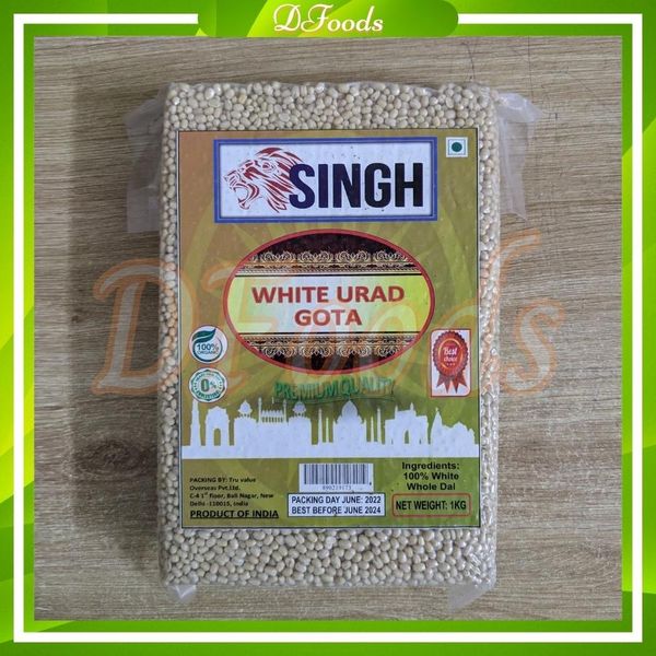 Đậu Trắng Nguyên Hạt White Urad Dal 1kg