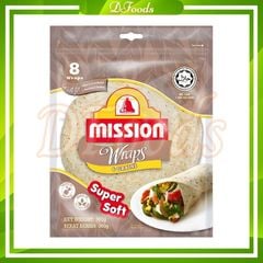Vỏ bánh Roti 6 Loại Hạt Mission Wraps 6 Grains 360gr