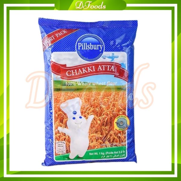 Bột Mỳ Nguyên Cám Ấn Độ Atta Pillsbury 5kg