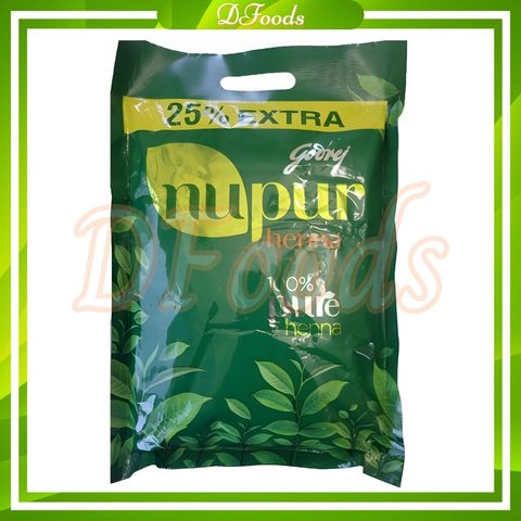 Bột Henna nhuộm ủ tóc 100% thảo dược KHÔNG HÓA CHẤT Nupur Henna