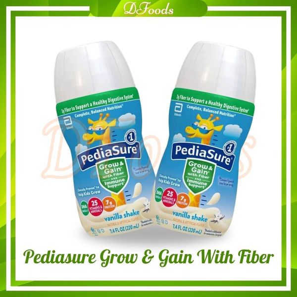 Thùng 24 chai Sữa Nước Pediasure Grow & Gain with Fiber Giàu Chất Xơ 237ml