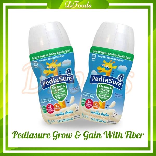 Thùng 24 chai Sữa Nước Pediasure Grow & Gain with Fiber Giàu Chất Xơ 237ml