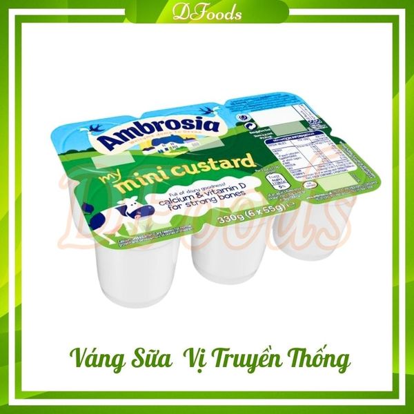 Váng Sữa Ambrosia Anh Cho Bé 6m+ Vị Truyền Thống