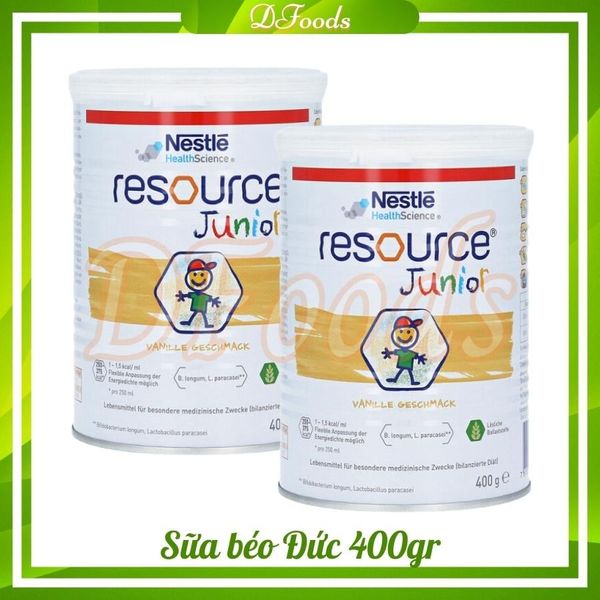 Sữa Bột Nestle Resource Junior Tăng Cân Đức 400g