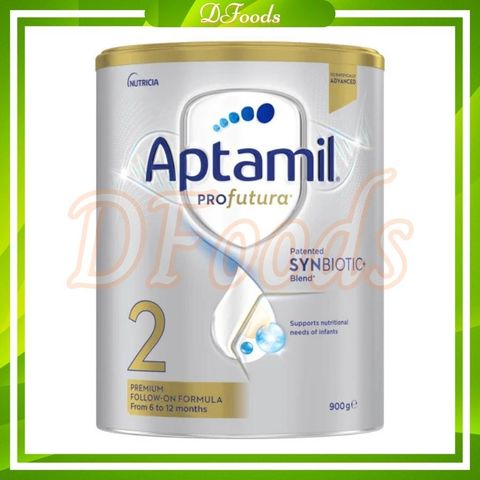 Sữa Bột Aptamil Profutura Úc Synbyotic 900g Số 2
