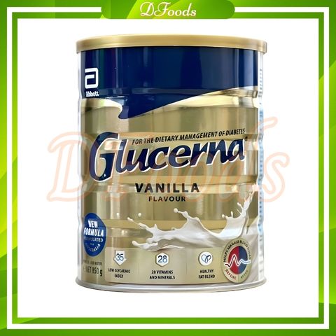 Sữa Bột Glucerna Úc Dành Cho Người Tiểu Đường Hương Vanilla 850g