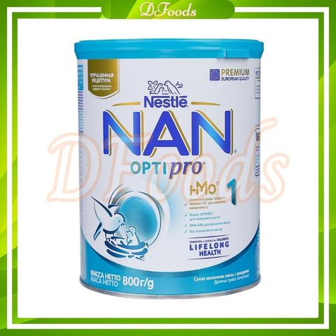 Sữa Nan Nga HMO hộp 800gr Số 1