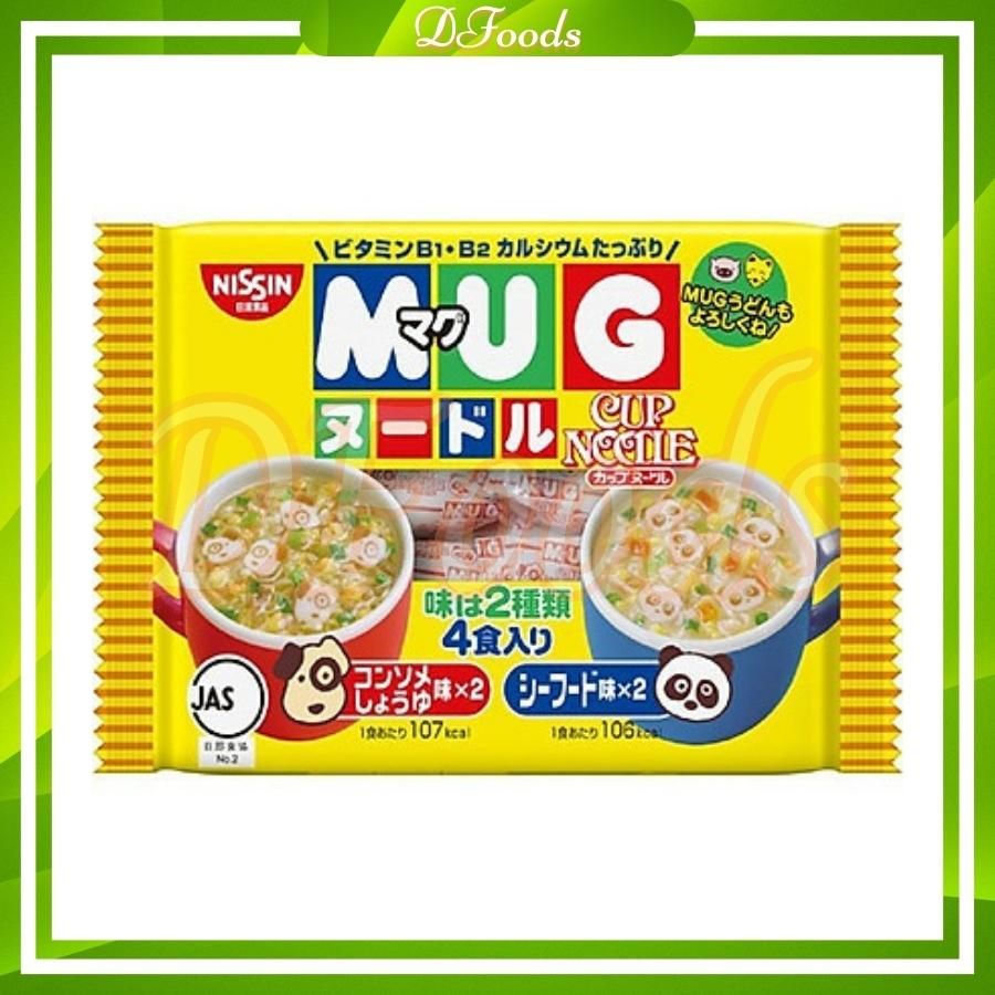 Mì Mug Nissin Nhật Bản Cho Bé Ăn Dặm Từ 1 Tuổi