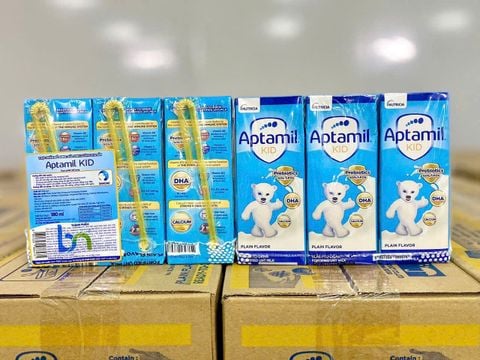 Sữa Công Thức Pha Sẵn Aptamil KID giúp phát triển trí não cho bé từ 1 tuổi
